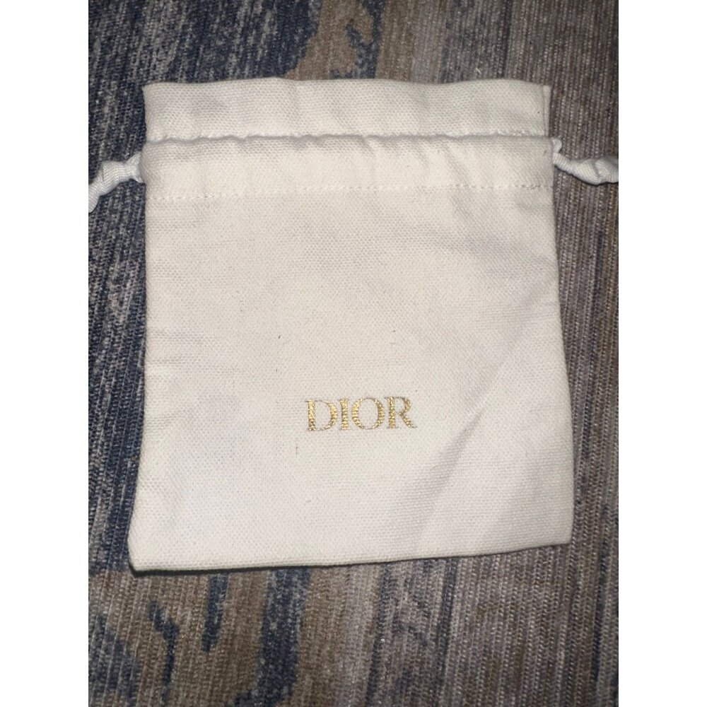 Dior White Drawstring Pouch – Luxury Accessory Bag